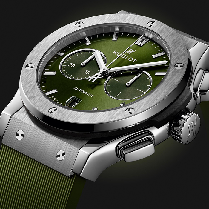 HUBLOT Classic Fusion Chronograph Titanium Green 42mm 541.NX.8970.RX