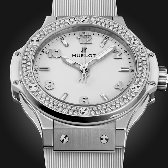 HUBLOT Big Bang Steel White Diamonds 38mm 361.SE.2010.RW.1104