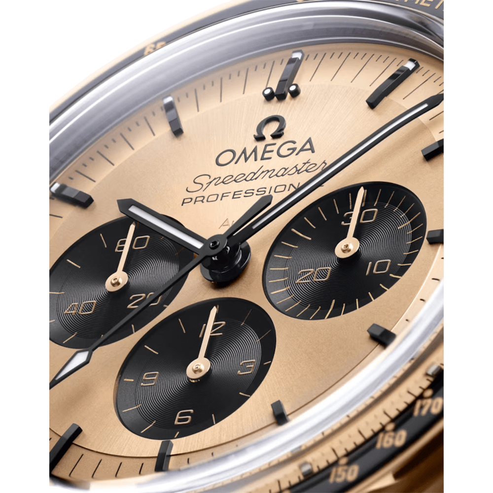 OMEGA Moonwatch Professional Co-Axial Master Chronometer Chronograph Moonshine™ Gold 42 MM 310.60.42.50.99.002