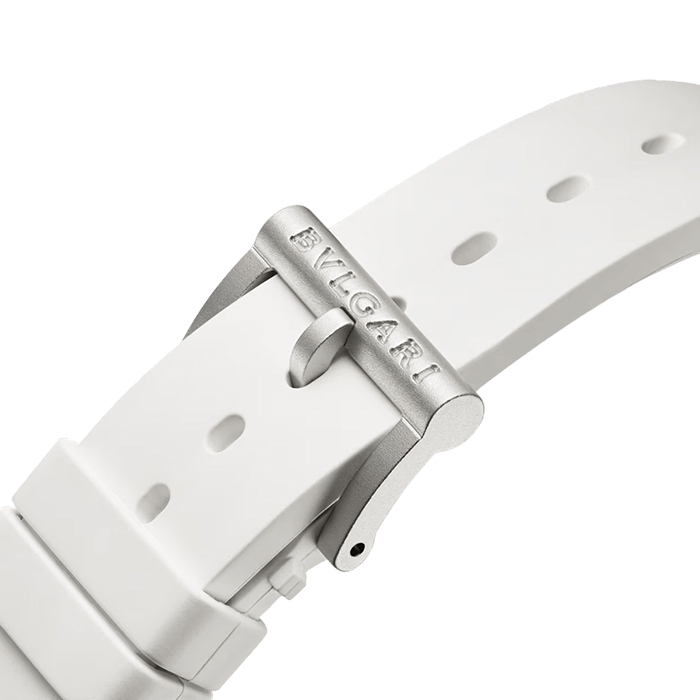 BVLGARI Aluminium White 40mm Automático 103964