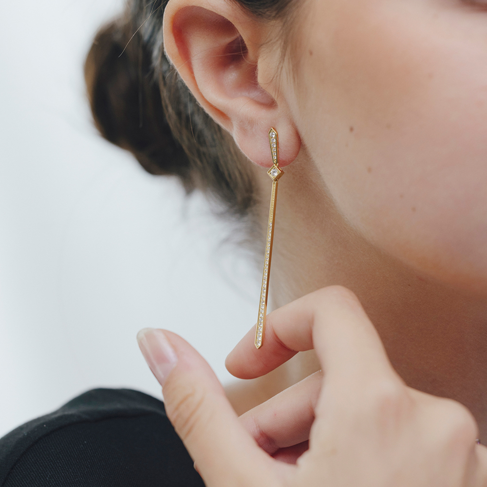Pendientes LYDIA Brillantes OA