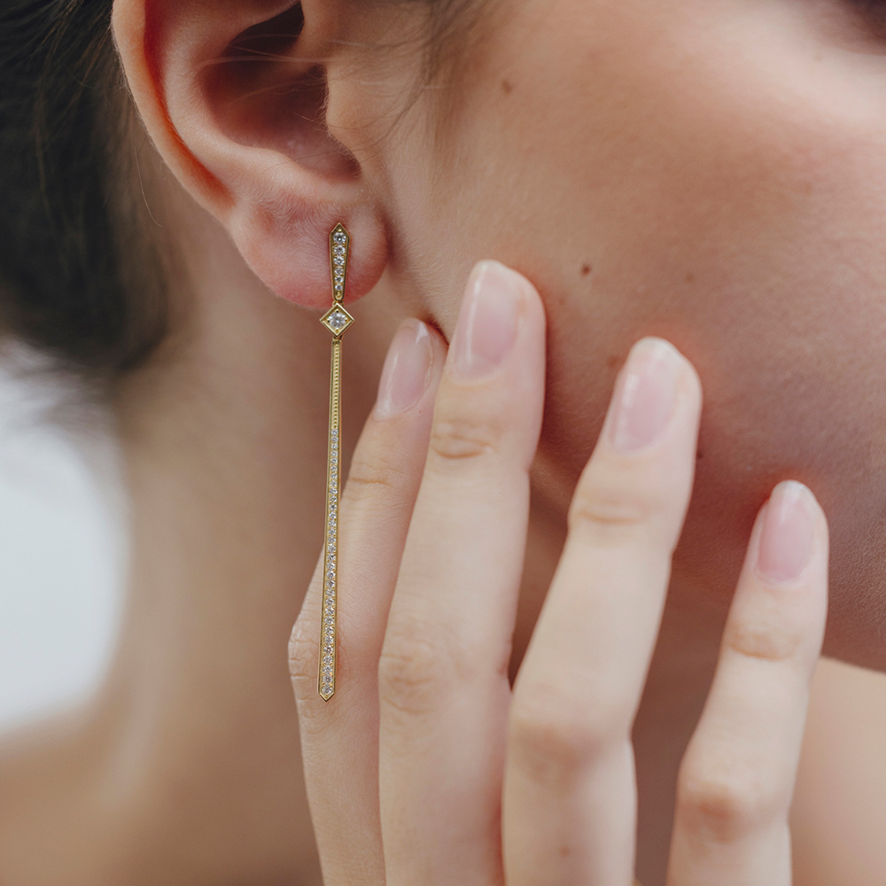 Pendientes LYDIA Brillantes OA