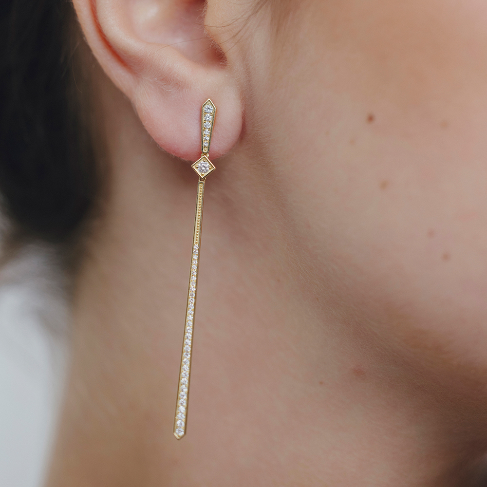 Pendientes LYDIA Brillantes OA