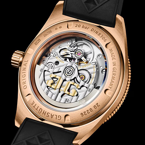 GLASHÜTTE ORIGINAL SeaQ Desplegable 39,50mm Automático 1-39-11-17-91-33