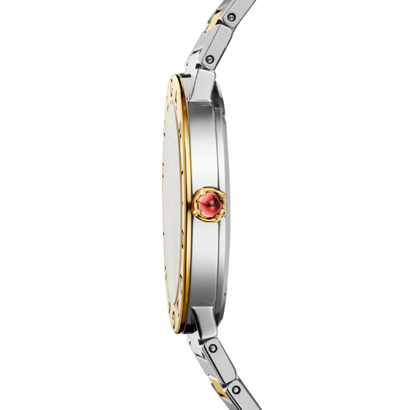 BVLGARI Bvlgari-Bvlgari steel-gold esf.grey y diam.33mm 104196