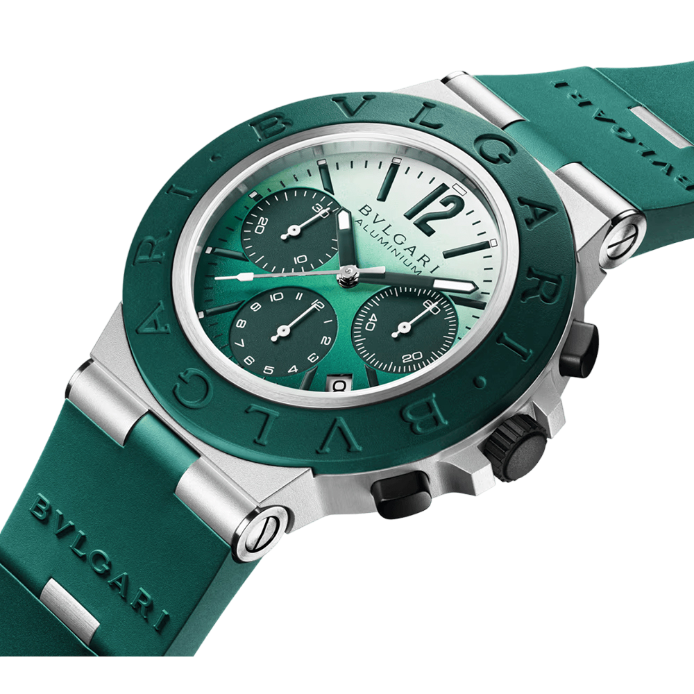 Bvlgari Aluminium Smeraldo 40mm 104076 Ed.Lim.
