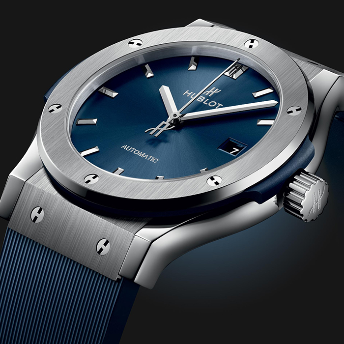 HUBLOT Classic Fusion Titanium Blue 42mm 542.NX.7170.RX