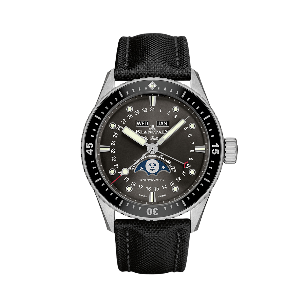 BLANCPAIN Fifty Fathoms Bathyscaphe Quantième Complet Phases de Lune 5054 1110 B52A