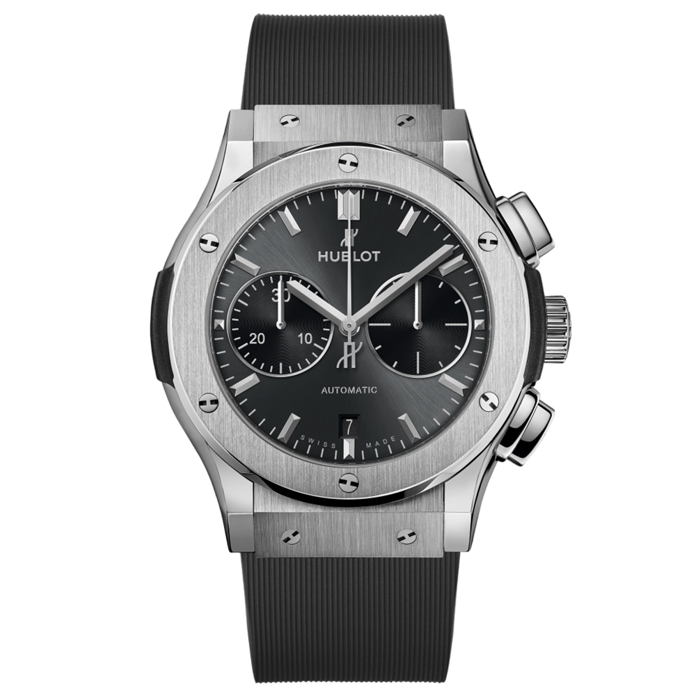 HUBLOT Classic Fusion Racing Grey Chronograph Titanium 45mm 521.NX.7071.RX