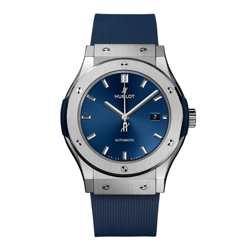 HUBLOT Classic Fusion Titanium Blue 42mm 542.NX.7170.RX