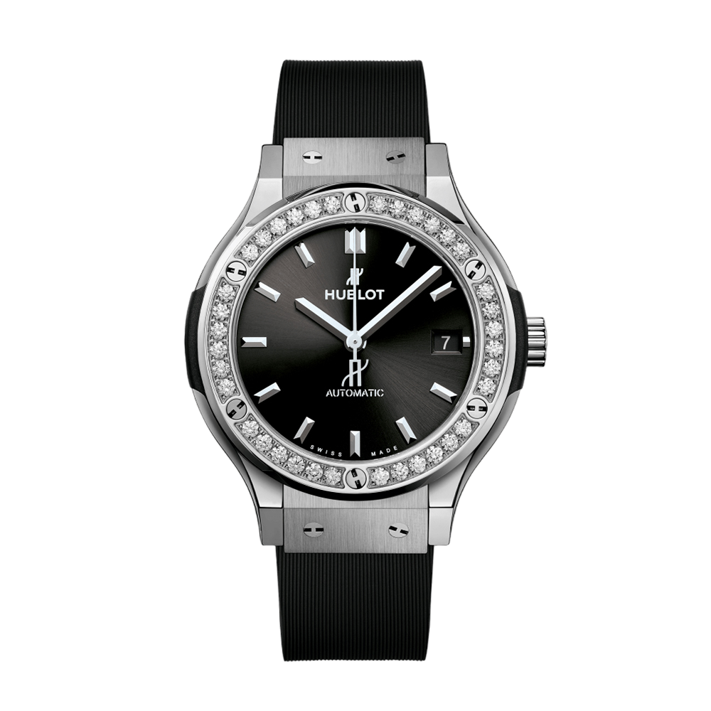 HUBLOT Classic Fusion Titanium Diamonds 38mm 565.NX.1470.RX.1204