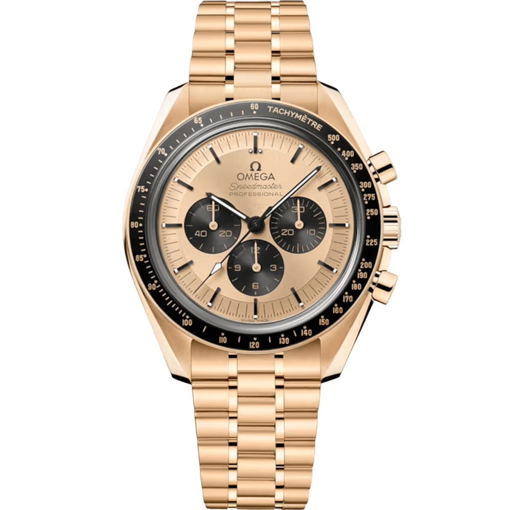 OMEGA Moonwatch Professional Co-Axial Master Chronometer Chronograph Moonshine™ Gold 42mm 310.60.42.50.99.002