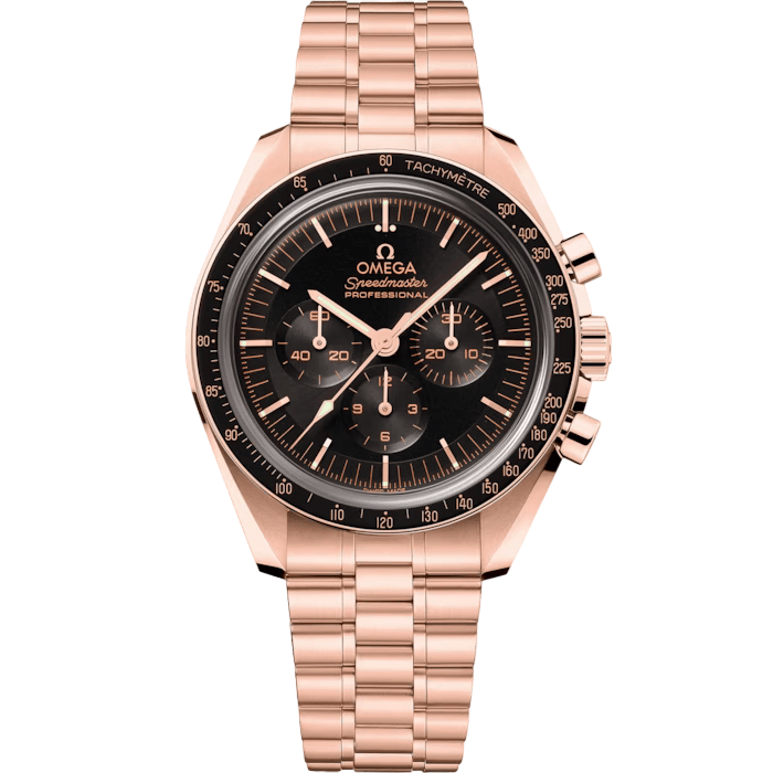 OMEGA Moonwatch Professional Co‑Axial Master Chronometer Chronograph Sedna™ Gold 42mm 310.60.42.50.01.001