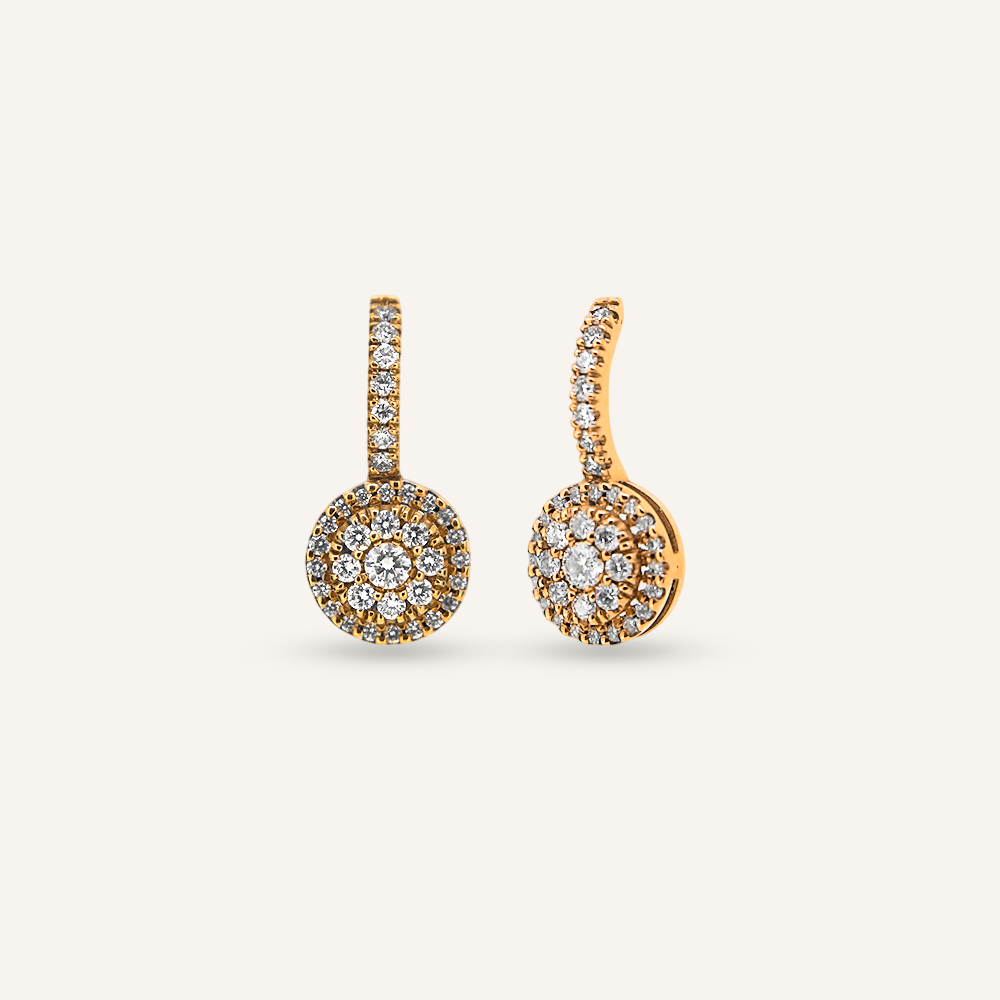 Pendientes ETERNITY LADY MM brillantes OR