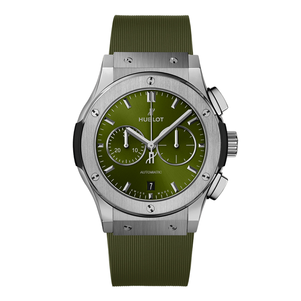 HUBLOT Classic Fusion Chronograph Titanium Green 42mm 541.NX.8970.RX