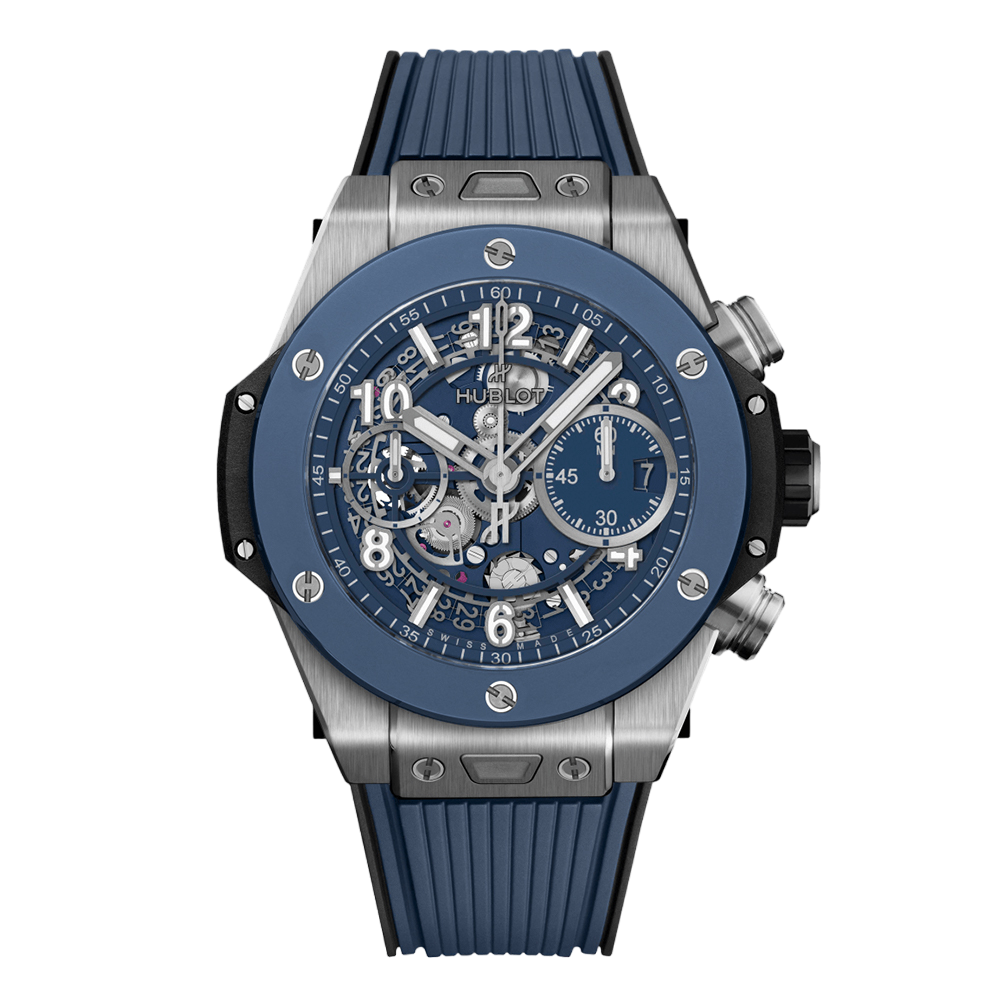 HUBLOT Big Bang Unico Titanium Blue Ceramic 42mm 441.NL.5171.RX