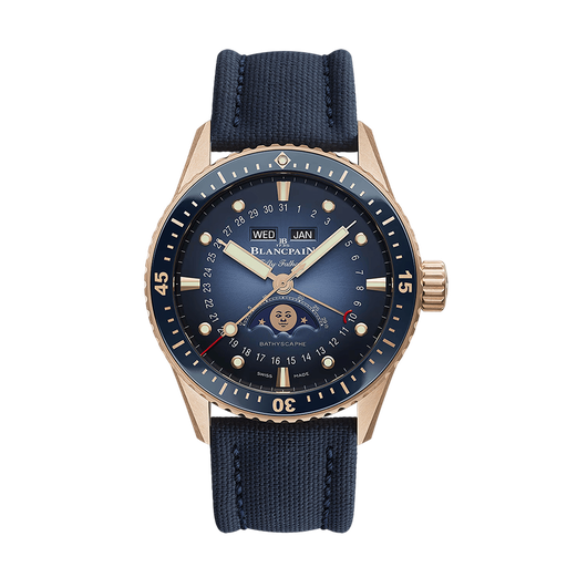 [50543640O52A] BLANCPAIN Fifty Fathoms Bathyscaphe Quantième Complet Phases de Lune 5054 3640 O52A