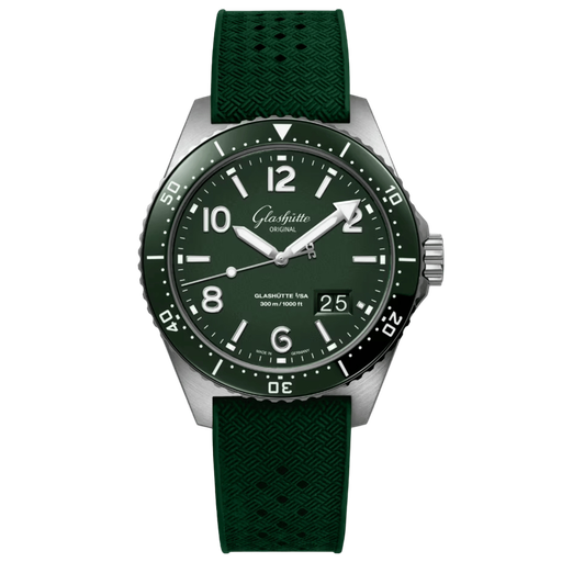 [W13613078333] GLASHÜTTE ORIGINAL SeaQ Panorama Date Desplegable 43,20mm Automático 1-36-13-07-83-33