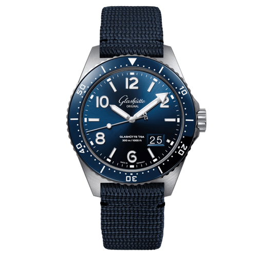 [W13613028109] GLASHÜTTE ORIGINAL SeaQ Panorama Date Hebilla 43,20mm Automático 1-36-13-02-81-09