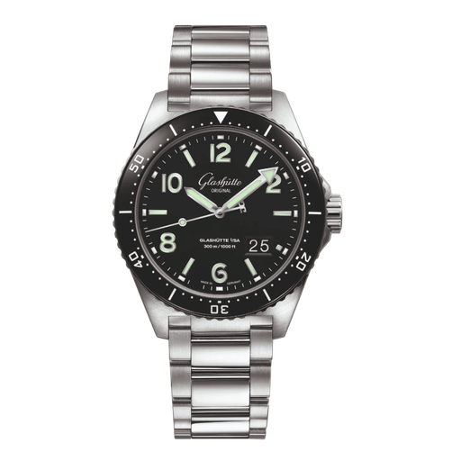 [W13613018070] GLASHÜTTE ORIGINAL SeaQ Panorama Date Desplegable 43,20mm Automático 1-36-13-01-80-70