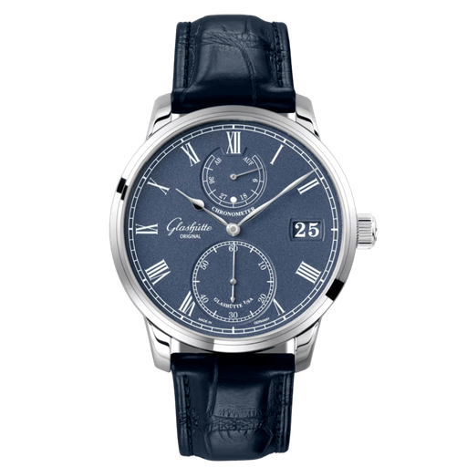 [W15801053430] GLASHÜTTE ORIGINAL Senator Chronometer Desplegable 42mm Manual 1-58-01-05-34-30
