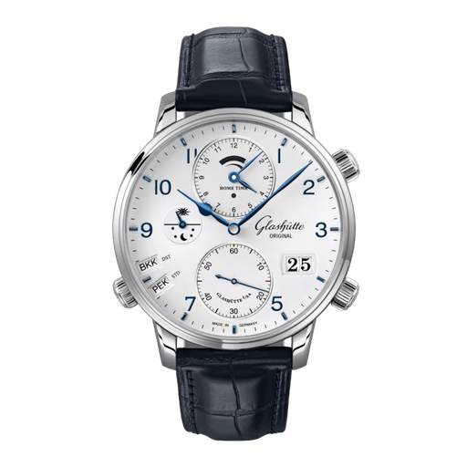 [W18902030261] GLASHÜTTE ORIGINAL Senator Cosmopolite Desplegable 44mm Automático 1-89-02-03-02-61