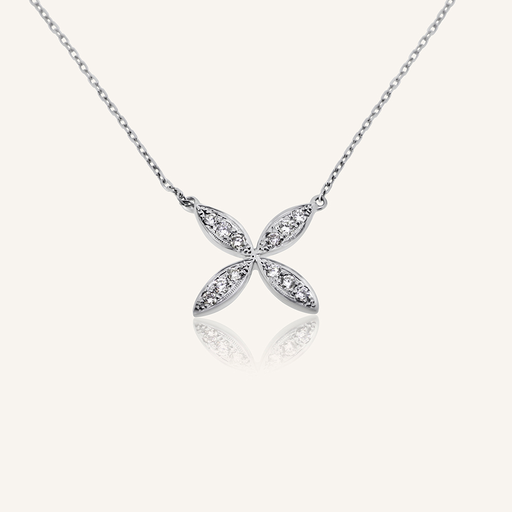 [106MARQ4HWG] Gargantilla MARQUISE 4H brillantes GM OB