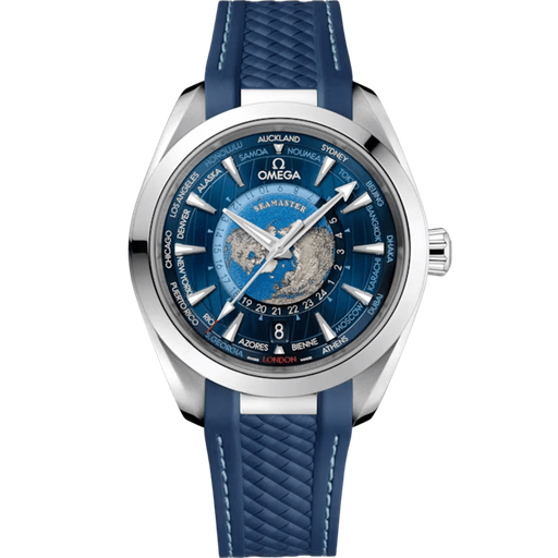 [22012432203001] OMEGA Seamaster Aqua Terra 150M Co-Axial Master Chronometer GMT WORLDTIMER 43mm 220.12.43.22.03.001