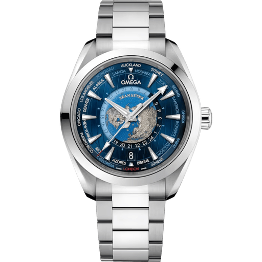 [22010432203001] OMEGA Seamaster Aqua Terra 150M Co-Axial Master Chronometer GMT Worldtimer 43mm 220.10.43.22.03.001