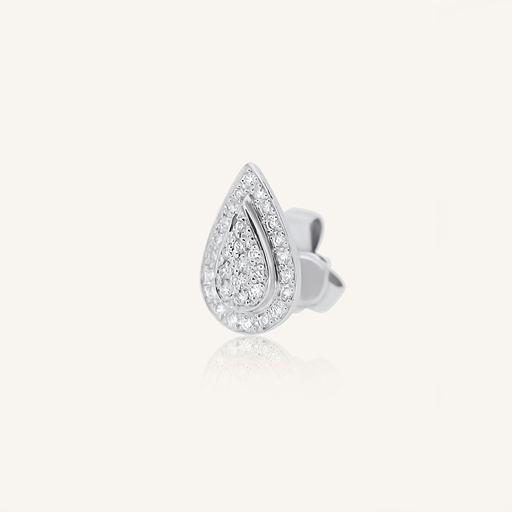[PCNGGOTBRWG] PIERCING Gota brillantes en pavé OB