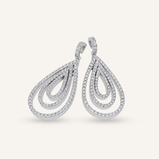 [PENDATPR1/2/3BRWG] Pendientes ATENEA pera 1/2/3 brillantes OB