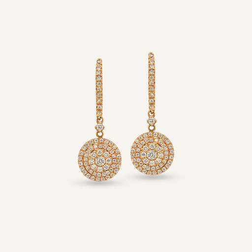 [108S10677RG] Pendientes ETERNITY GM Florís brillantes OR
