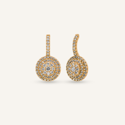 [108S10787RG] Pendientes ETERNITY LADY GM brillantes OR