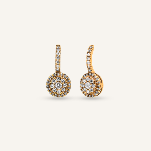 [108S10789RG] Pendientes ETERNITY LADY MM brillantes OR