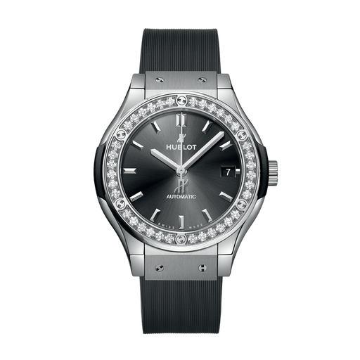 [565.NX.7071.RX.1204] HUBLOT Classic Fusion Racing Grey Titanium Diamonds 38mm 565.NX.7071.RX.1204