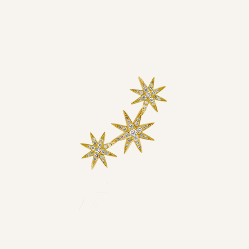 [PCNGTREPERS3YG] Piercing PERSEIDAS Trepador brillantes three OA